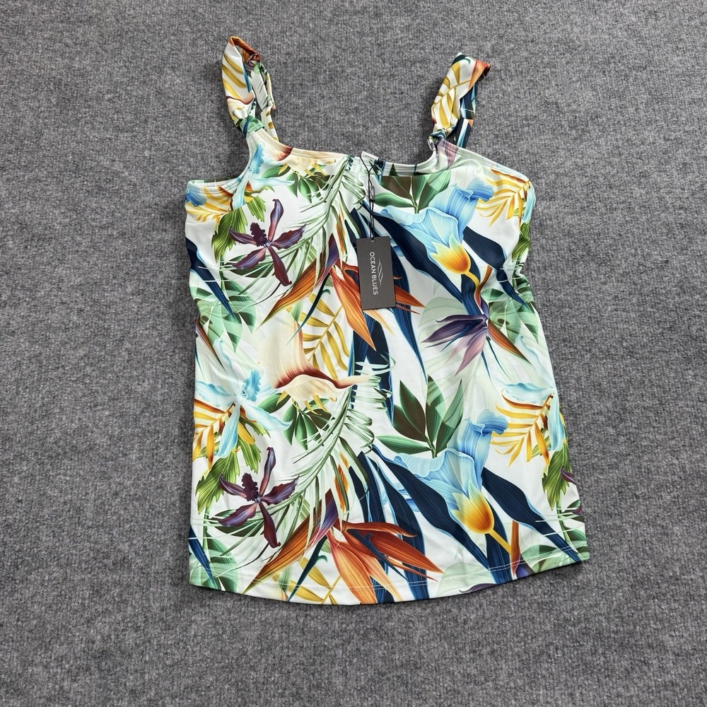 NWT Ocean Blues Floral Tankini Swim To